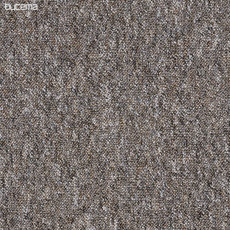 Smyčkový koberec v metráži BINGO 6810 tmavě hnědý