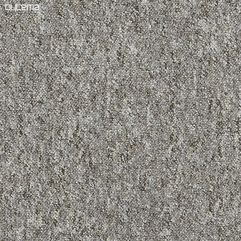 Smyčkový koberec v metráži BINGO 6885 šedohnědý
