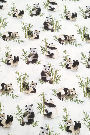 Bavlněná látka PANDA