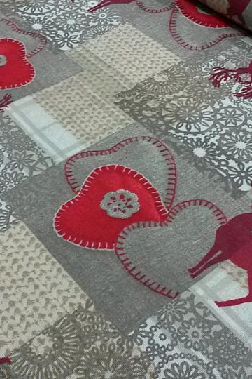 Vánoční dekorační látka TRICOT