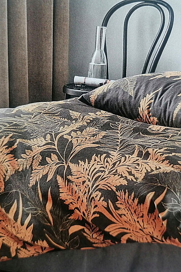 Luxusní flanelové povlečení IRISETTE 8341-41 Bella okr
