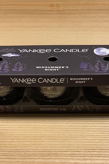 svíčka YANKEE CANDLE vůně MIDSUMMER´S NIGHT SADA 3 kusy