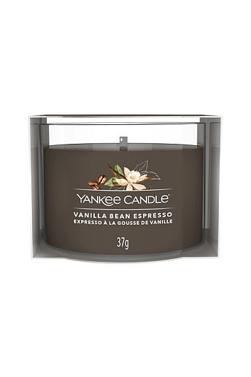 svíčka YANKEE CANDLE vůně VANILLA BEAN ESPRESO VE SKLE 37 g