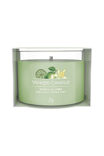 svíčka YANKEE CANDLE vůně VANILLA LIME VE SKLE 37 g