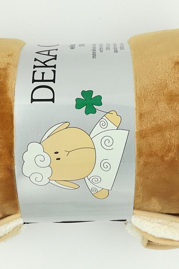 deka Ovečka hladká NUGÁTOVÁ 150x200
