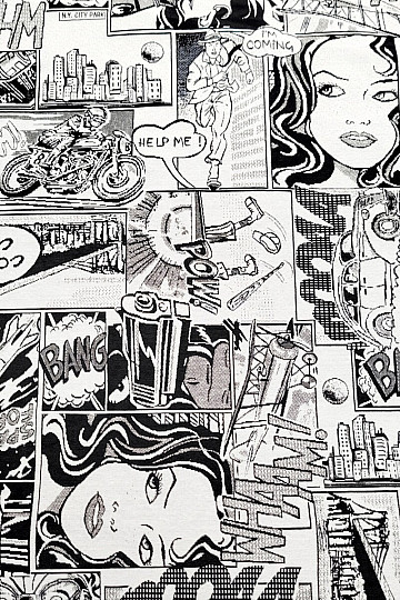 Gobelínová látka KOMIKS
