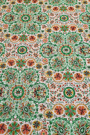 Dekorační látka INDIA zelená