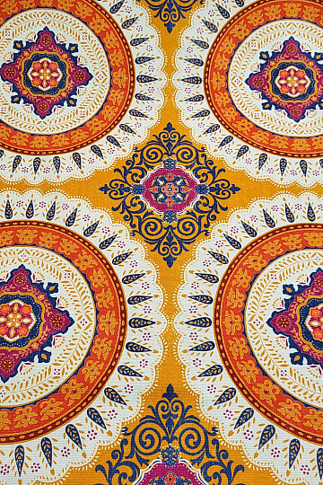Dekorační látka INDICKÁ MANDALA