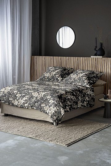 IRISETTE luxusní flanelové povlečení ZOBEL 8558-11 černé