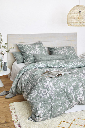 IRISETTE luxusní flanelové povlečení ZOBEL 8558-30 mentol