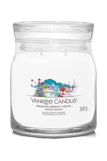 svíčka YC vůně MAGICAL BRIGHT LIGHTS SKLO STŘEDNÍ 2 knoty