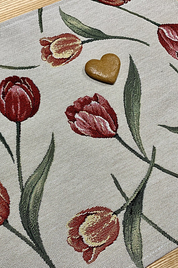 Gobelínová prostírka TULIPÁNY III velký vzor