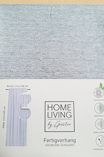Luxusní hotový závěs HOME LIVING šedomodrá
