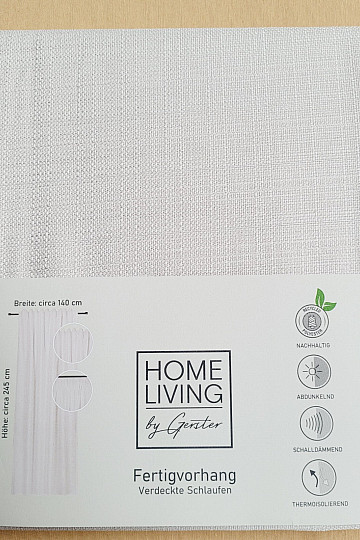 Luxusní hotový závěs HOME LIVING smetanová