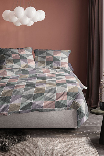 Luxusní flanelové povlečení IRISETTE KOALA 8646-90 STARORŮŽOVÁ