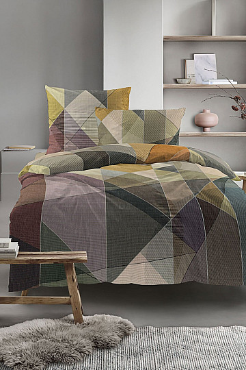 IRISETTE luxusní bavlněný satén WAVE 8639-90 MULTI