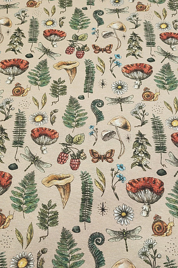 Dekorační látka PODZIM V LESE