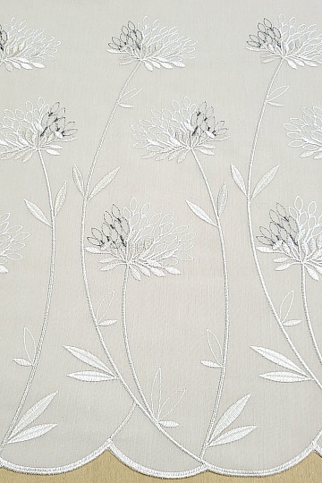 Luxusní záclona GERSTER 11868 béžová výšivka