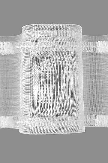 Řasící stuha WAVE na záclonu 10 cm, 1:2 - jezdec/tyč