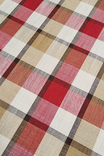 Dekorační látka ATILA ČERVENÁ