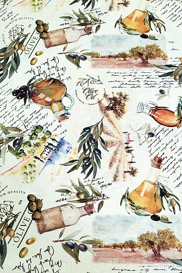 Dekorační látka OLIVY FARGA