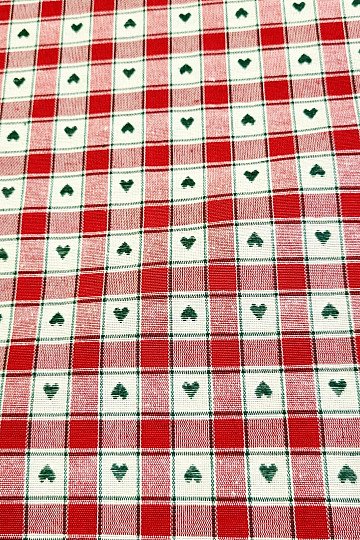 Dekorační látka  MAXI CORET červený