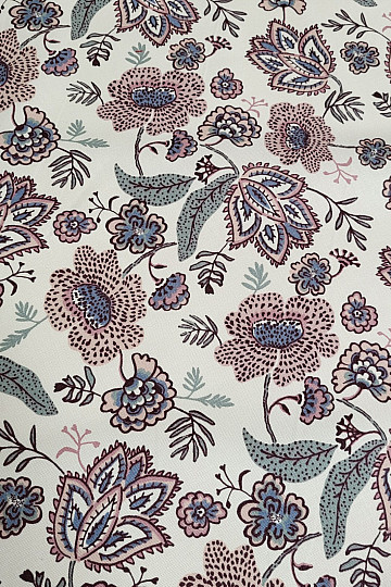 Bavlněná látka KVĚTY BOHO