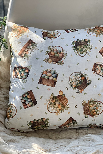 Dekorační povlak na polštář BAREVNÁ VAJÍČKA