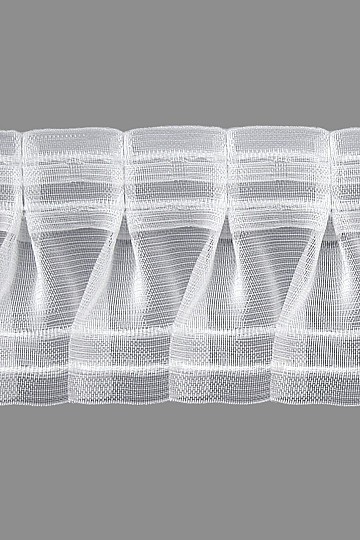 Řasící stuha na záclonu CIKCAK 8 cm, 1:2