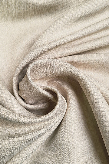 Luxusní jednobarevná designová dekorační látka GERSTER 7032/0870 BÉŽOVÁ