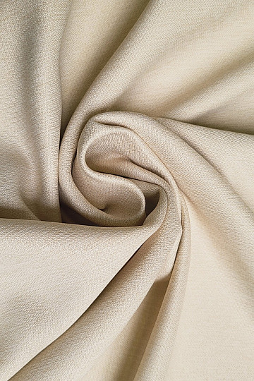 Luxusní jednobarevná designová dekorační látka GERSTER 7032/0023 BÉŽOVÁ