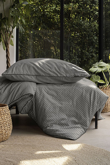 IRISETTE luxusní bavlněný satén TOKIO 8607-11 šedá