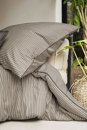 IRISETTE luxusní bavlněný satén TOKIO 8607-80 béžovošedá