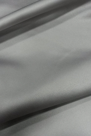dekorační látka SATÉN ŠEDÝ