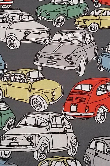 Dekorační látka CARS gray