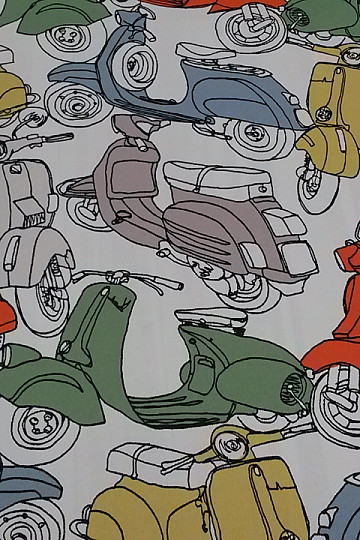 Dekorační látka MOTOS white/color