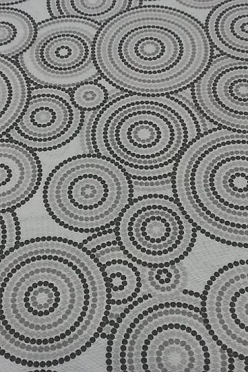 Dekorační látka MANDALA ECO šedá