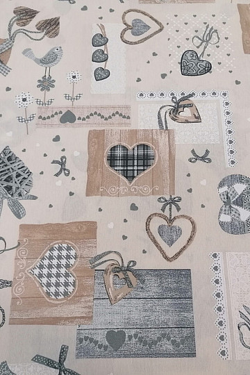 Dekorační látka TM PATCHWORK beige