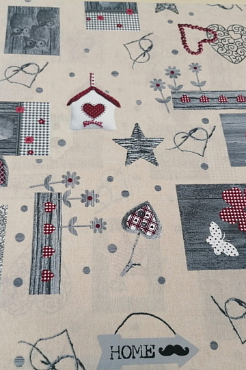 Dekorační látka ZERMAT bordó