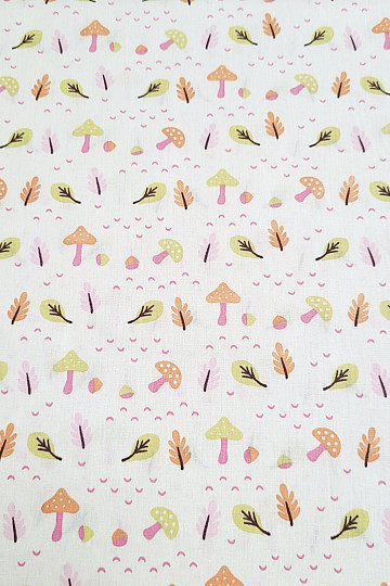 Dekorační látka HŘÍBKY růžové