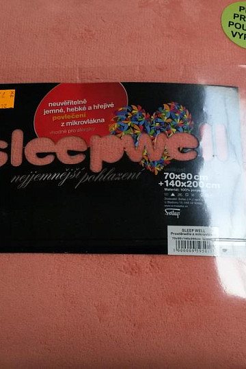 povlečení z mikrovlákna UNI terakota SLEEP WELL
