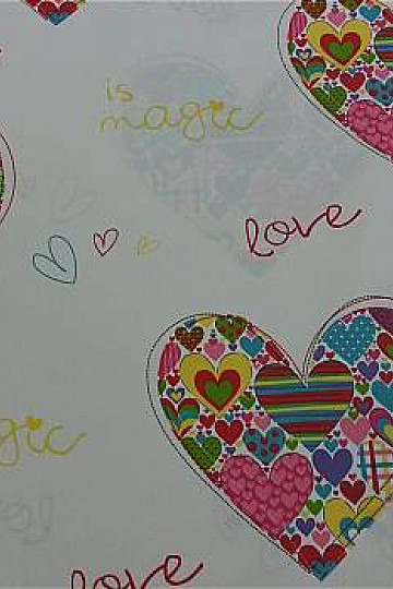 Dekorační látka LOVE