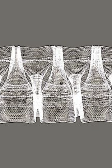 Řasící stuha na záclonu CIKCAK 5 cm, 1:3