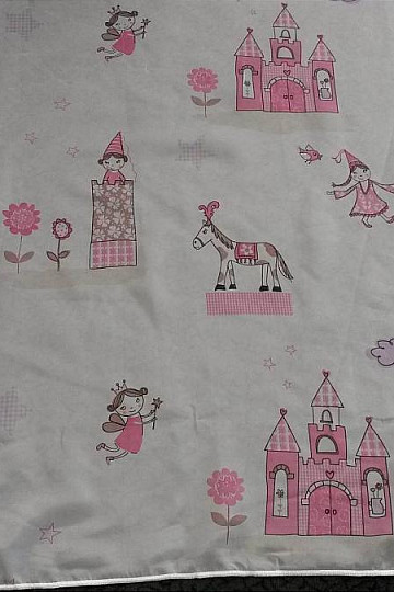 Záclona dětská PRINCEZNA s hradem