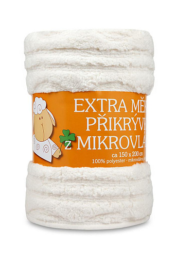 Deka ovečka copy - 150x200 smetanová