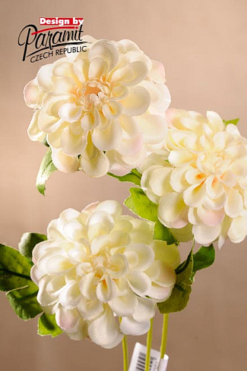 Dahlia krémová 56 cm
