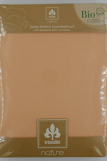 Jersey prostěradlo BAMBOO - BIO COTTON meruňková