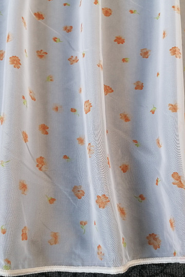 Krátká voálová záclona 80 cm
