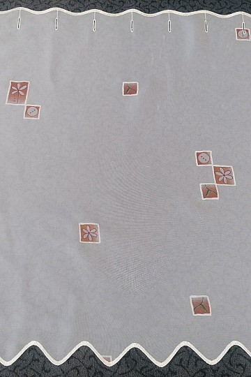 Záclona na vitrážku W872/070