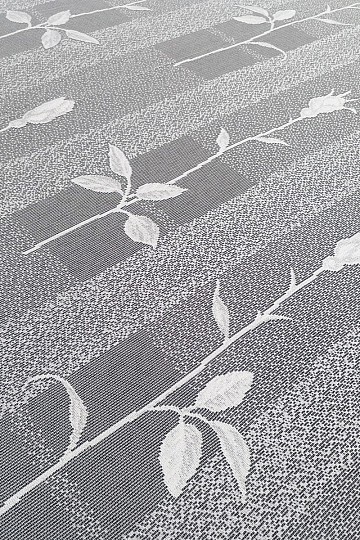 Žakárová záclona 300 cm  tulipány